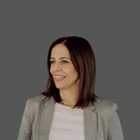 Smiling woman in blazer